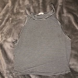 Striped crop top